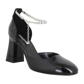 Γόβες Sonia Rykiel Honfleur Anklet Cuir Vernis Femme Noir