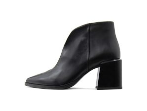 Μποτάκια/Low boots Paola Ferri LEATHER MID HEEL ANKLE BOOTS WOMEN