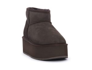 Μπότες EMU STINGER MICRO FLATFORM CHOCOLATE